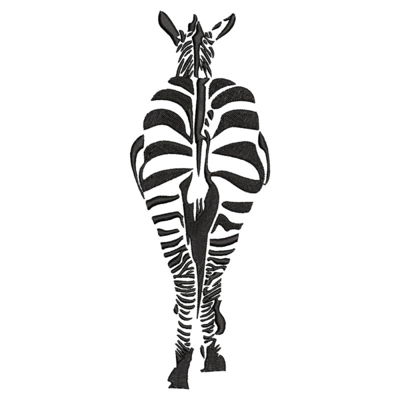 Trička a mikiny s výšivkou „Odcházející zebra“ Trička a mikiny s výšivkou „Odcházející zebra“