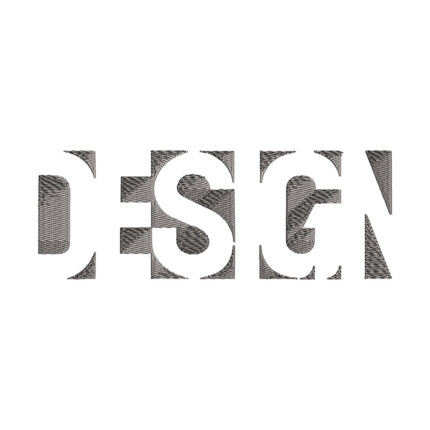 Mikina s výšivkou „Design“ Výšivka „Design“ – moderní minimalistický motiv pro mikiny s výšivkou