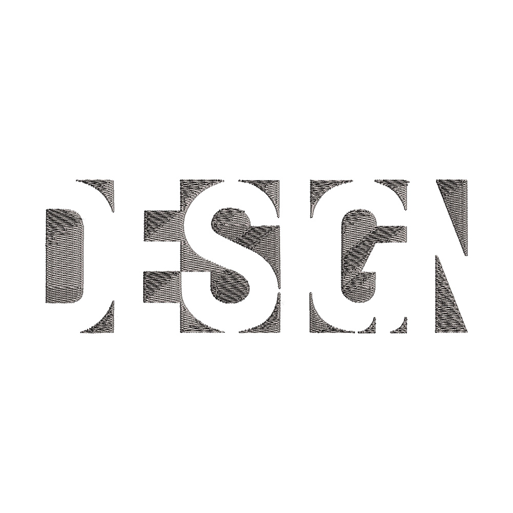 Mikina s výšivkou „Design“ Výšivka „Design“ – moderní minimalistický motiv pro mikiny s výšivkou